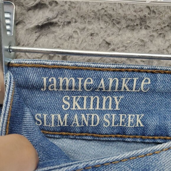 Sound/Style Jeans Womens Size 14 Blue Jamie Ankle Skinny Distressed Vintage *NWT - Picture 5 of 16